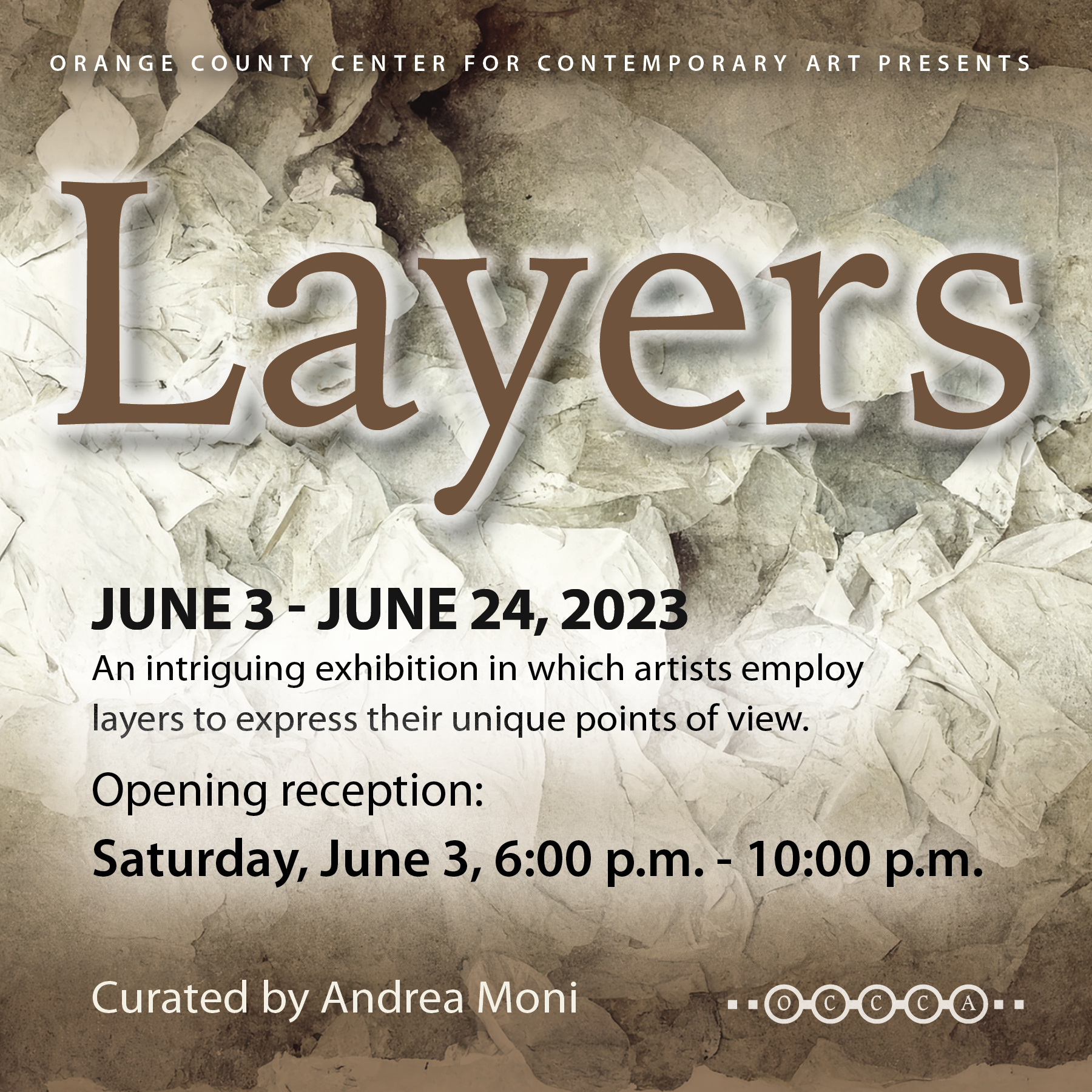 Layers exhibition announcement